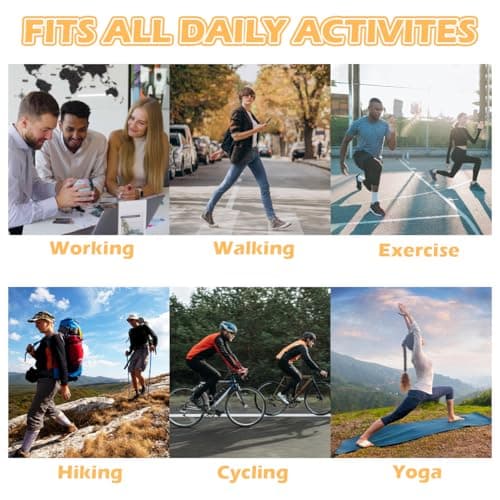 DR. POTTER+ Arch Support Sleeves for Plantar Fasciitis Relief, Adjustable Compression Bands with Removable Arch Support Pads for Fallen Arches, High Arch, Flat Feet, Feet Pain Relief - Beige 6