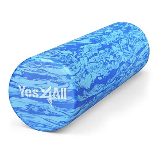 Yes4All EVA Firm Foam Roller for Back - Round Roller for Exercise, Yoga & Pilates 12/18/24/36 inch