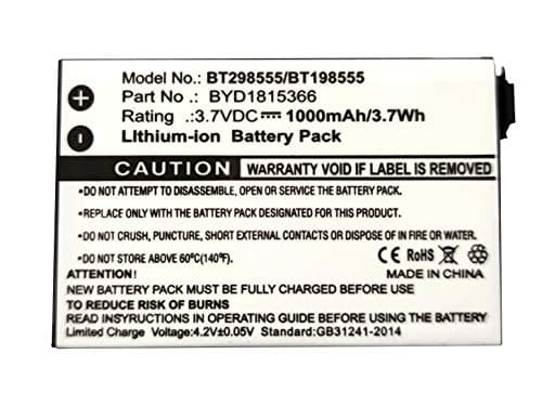 Replacement Battery for VM321 V-TECH BT298555 Baby BM1000 Baby BM1000 Digital Audio Baby Monitor Safe Sound Baby Monitor Parent Unit VM321 VM333 VM341 VM343