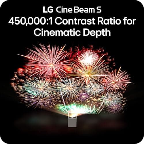 LG CineBeam S PU615U 4K UHD Ultra Short Throw Smart Projector, Auto Screen Adjustment, up to 100” Projection, up to DCI-P3 154%, 450,000:1 Contrast, Speakers with Dolby Atmos, HDR10, HDMI, USB, HID 9