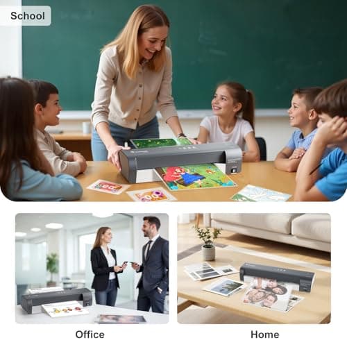 Bonsaii 13 Inch Laminator Machine with Never Jam Technology, Laminator Machine 11x17 Inch with Laminating Sheets, Laminating Machine for Home, Office, and Classroom Organization Supplies - L318-A 8