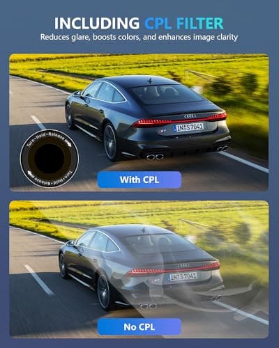 Dash Cam 4 Channel Front and Rear Inside, 360° Car Camera 4K UHD, Dash Camera for Cars Built-in Wi-Fi GPS, Dashcam Free 64GB Card, Voice Control, CPL Filter, WDR Night Vision, 24H Parking Mode(V8PLUS) 10