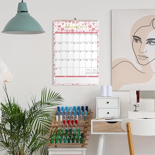 Calendar 2026-2027 - 2026-2027 Wall Calendar, Jul 2026 - Dec 2027, Large Wall Calendar 2026-2027, 12" x 17", 18 Months Calendar 26-27 Large with Hook, Perfect for Organizing - 12 Different Themes 9