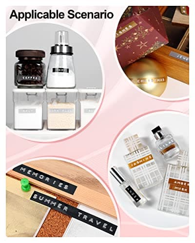 Embossing Label Maker, Omega S Vintage Embossed Label Maker, Retro Embosser Labeler with 6 Rolls 3D Embossing Label Tapes, Old School Label Printer, Waterproof for Home Office Kids DIY Crafting, Pink 6