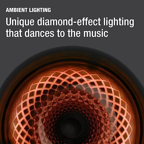 Harman Kardon Aura Studio 4 - Bluetooth Home Speaker - Superior Sound Performance - 5 Diamond-Effect Lighting Themes - Made with Recycled Materials 5