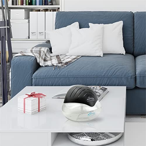 Sirena Twister Deluxe Pack (Black) including Fragrance Pack- Water Filter Air Freshener For Home and Office - Essential Oil Aroma Diffuser With LED Night light - Small Air Cleaner For Smoke and Pets 7