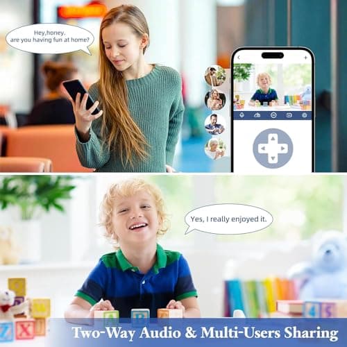 Uniter 4K Solar Security Camera Wireless Outdoor, 8MP 2.4GHz WiFi PTZ Camera Battery Powered, 360°View Home Security Systems with Color Night Vision,Spotlight Siren,PIR Sensor, 2 Pack, Black 7