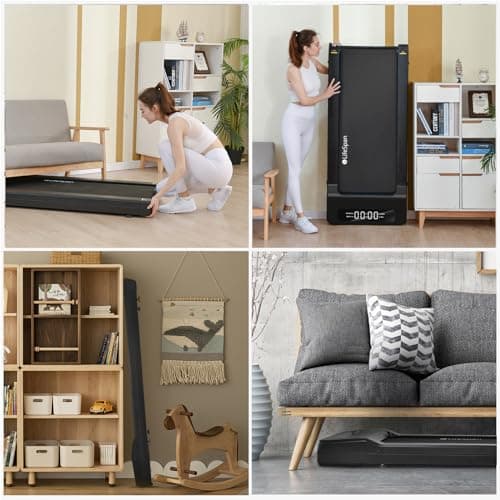 LifeSpan Fitness TX6 Under Desk Treadmill Ultra Quiet Walking Pad Treadmill at Home Office, 0.4 to 6mph, 400lbs Capacity (Black) 6