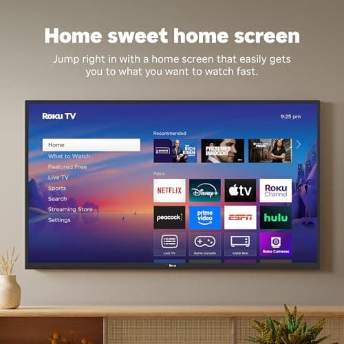 Roku Smart TV – 40-Inch Select Series, 1080p Full HD TV – RokuTV with Voice Remote – Flat Screen LED Television with Wi-Fi for Streaming Live Local News, Sports, Family Entertainment 7