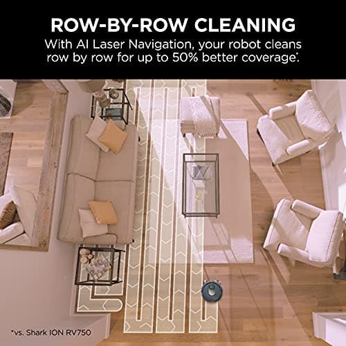 Shark AV2001 AI Robot Vacuum with Self-Cleaning Brushroll, Object Detection, Advanced Navigation, Home Mapping, Perfect for Pet Hair, Compatible with Alexa, Gray 7