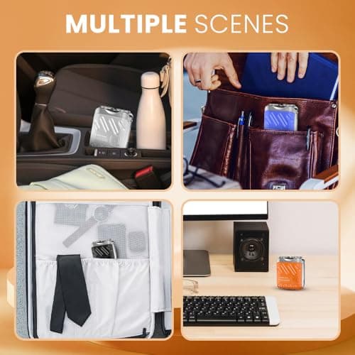 Portable Rotary Dual Ring Electric Shaver, 2025 New Mini Rotary Dual Ring Electric Razor for Men USB Rechargeable One-Button Long Lasting for Home Travel (Black) 5