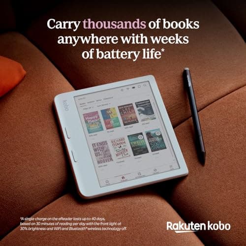 Kobo Libra Colour | eReader | 7” Glare-Free Colour E Ink Kaleido™ 3 Display | Dark Mode Option | Audiobooks | Waterproof | Black 8