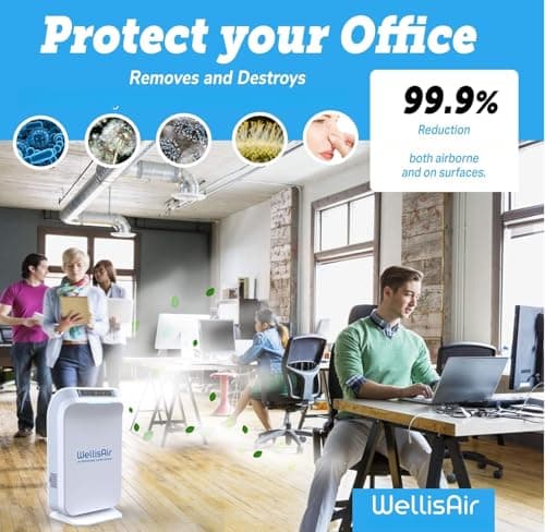 Wellis Air Purifier for Home Bedroom Living Room Filterless WADU-02 6