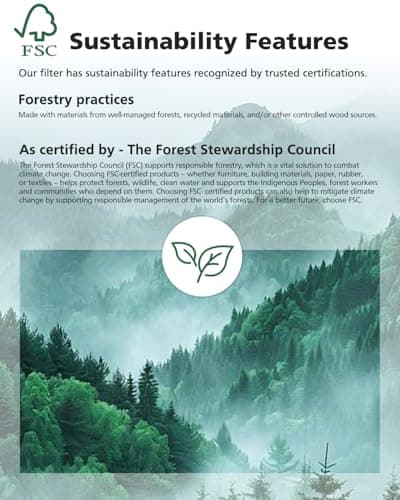 12020 Filter Replacement Compatible with Clorox Tabletop Air Purifier model # 11020 and Clorox Tabletop Smart Air Purifier model # 11021, 12020 HEPA Filter with 200 Sq. Ft. Capacity, 2 Pack 12