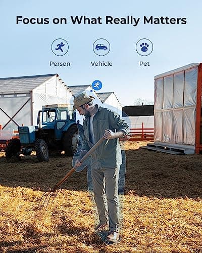 REOLINK 4G LTE Cellular Security Camera Outdoor, 5MP No WiFi, 360° Pan-Tilt Go PT Plus+Solar Panel+32GB SD Card, Wireless Solar Powered, 2K+ Color Night Vision, Smart AI Detection 6