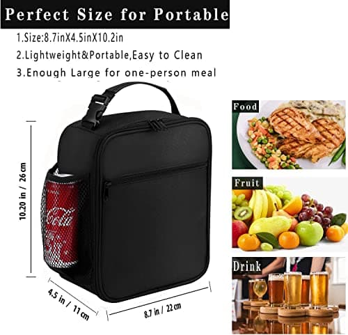 ZM-YOUTOO Lunch Box for Men - Reusable Lunch Bag Men Adult Women- Insulated Small LunchBox 6