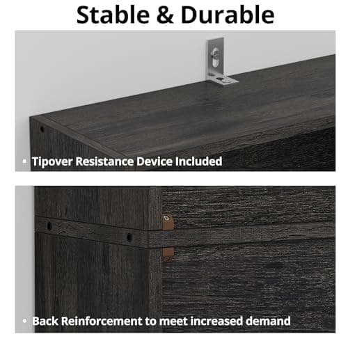 IRONCK Bookshelves and Bookcases Floor Standing 6 Tiers Display Storage Shelves 70 in Tall Bookcase Home Decor Furniture for Home Office, Living Room, Bed Room 7