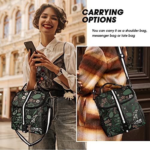 VLM Lunch Box for Women, Insulated Lunch Bag Women with Adjustable Shoulder Strap, Cute Lunch Tote Bag for Work,Picnic,Camping 5