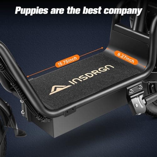 Electric Scooter Adults, 1300W/900W Peak Motor, Electric Scooter with Seat, 48V 13Ah/10.4Ah Battery, 14" Tires, 35/28 Miles Range, 20 MPH, 330 LBS Load, Dual Braking (10.4Ah-Black, 900W 10.4Ah) 8