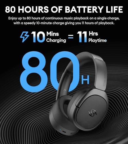 Edifier STAX Spirit S5 Wireless Planar Magnetic Headphones, Snapdragon Sound, aptX Adaptive, Hi-Res Audio (LDAC LHDC), Bluetooth 5.4, Dual-Mic CVC Tech, 80H Playback & Fast Charging for Audiophiles 8