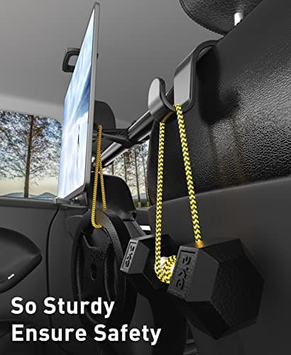 Tryone Car Tablet Holder Mount for iPad: Headrest Tablet Stand for Car Back Seat Compatible with iPad Pro Air Mini | Galaxy Tab | Kindle Fire HD | Switch OLED or Other 4.7-16.1" Devices 8