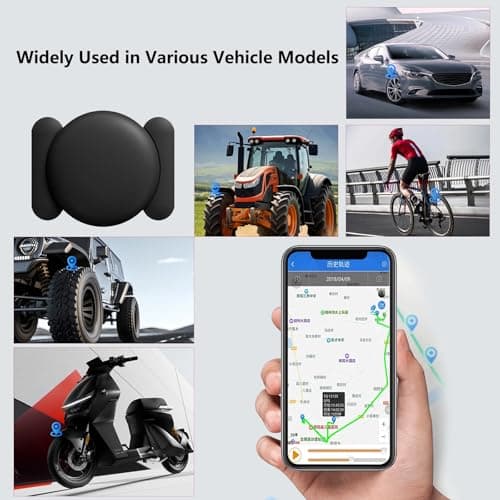 Mini Hidden GPS Tracking Device for Vehicles, Cars etc, Hidden GPS Car Tracking Device with Magnetic Waterproof Case, Running in Apple FIND My, No Extra Monthly fee (Black) 6