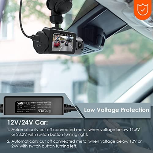 【Bundle: Vantrue N2X Front and Inside Dash Cam + Hardwire Kit】 Dual Dashcam, Infrared Cabin Camera, STARVIS 2, GPS, 24Hrs Parking Mode, Support 1TB, WiFi Dash Cam 8