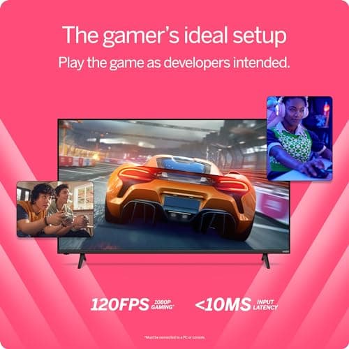 VIZIO 43-inch Quantum 4K QLED HDR Smart TV w/Dolby Vision HDR, 120fps @1080p PC Gaming, WiFi 6, Bluetooth Headphone Capable, Apple AirPlay, Google Cast Built-in (VQD43M-0801, New) 11