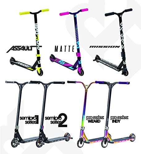 Riprail Adult Kick Scooter, Lightweight Alloy Frame with 110mm PU Tire, ABEC-9 Bearings, Removable Stunt Pegs 8