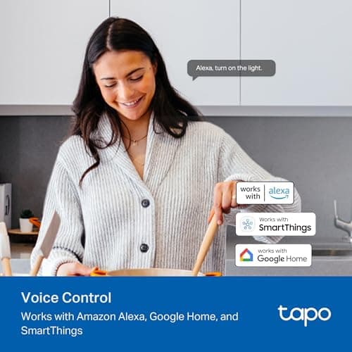 TP-Link Tapo Smart Dimmer Switch, Single Pole, Neutral Wire Required, 2.4GHz Wi-Fi Light Switch Compatible with Alexa and Google Home, UL Certified, No Hub Required, White, Tapo S500D(4-Pack) 5