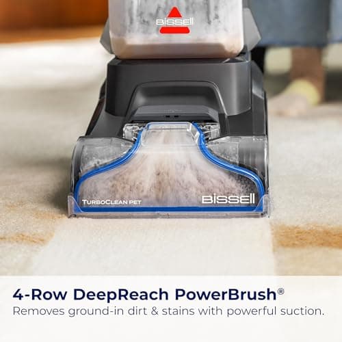 BISSELL TurboClean PET, Upright Carpet & Upholstery Cleaner, 3948 5