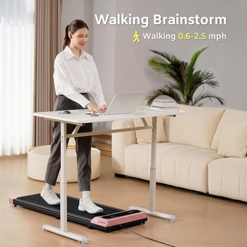 TheNeat Walking Pad, Under Desk Treadmill, Treadmills for Home & Office, Walking Jogging Running Machine, NeatWalk 6