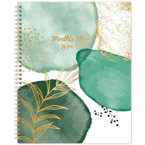 2024-2026 Monthly Planner - 24-Month Planner with Ample Blocks and 24 Monthly Tabs. Flexible Cover, Perfect Organizer