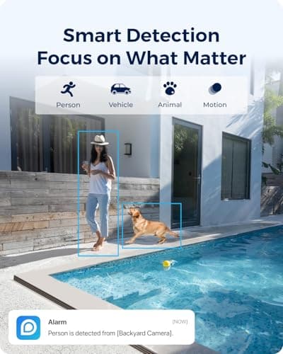 REOLINK 4K Security Cameras Wireless Outdoor System, Encrypted 1 Year Local Storage, Color Night Vision, 2.4/5GHz Wi-Fi, AI Detection, No Monthly Fee, Home Hub with 4X Eco Ultra+Solar Panel 6