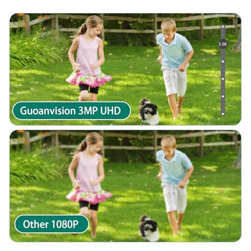 5G Security Camera Outdoor, 6MP Dual Lens 6X PTZ Outside Cameras for Home Security, IP66 Waterproof Wired,2-Way Audio,Motion Tracking,Pan/Tilt,Color Night Vision, Light Alarm, 24/7 SD Recording/Cloud 6