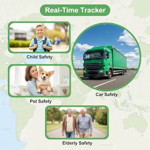 2 Pack GPS Tracker for Car Work with Find My (iOS Only) No Subscription Real Time Smart Vehicle Tracker Tags Global Mini Hidden Locator Tracking Devices with Magnetic Case No Monthly Fee for Bike Pets 5