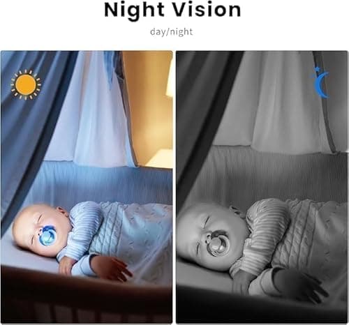 Webookers WB 1080p HD Indoor Camera for HomeSecurity with Night Vision,Smart Security Camera for BabyMonitor.Phone App(iwFcam)-222 5