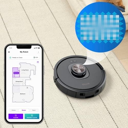Shark RV2320S Matrix Self-Emptying Robot Vacuum with Bagless 30 Day Capacity Base, Self-Cleaning Brushroll, Precision Home Mapping and Extended Runtime, Wi-Fi, Perfect for pet Hair, Black (Renewed) 8