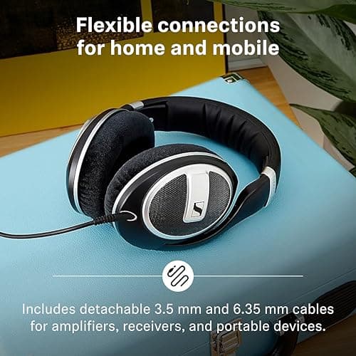 Sennheiser HD 599 - Open Headphones, Special Edition, Black, Wired 7