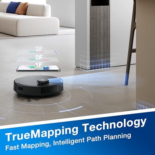 ECOVACS DEEBOT N20 Plus Robot Vacuum and Mop,with Bagless Self Emptying Station,8000Pa Powerful Suction,Anti-Tangle Technology,45-Day Capacity,300 Minutes Runtime,Perfect for Pet Hair 7