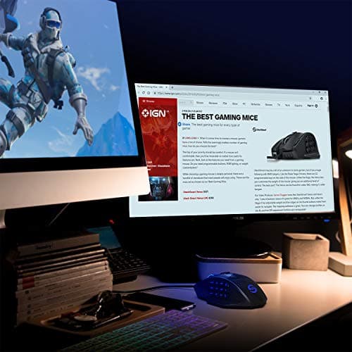 UtechSmart Venus Gaming Mouse RGB Wired, 16400 DPI High Precision Laser Programmable MMO Computer Gaming Mice [IGN's Recommendation] 6