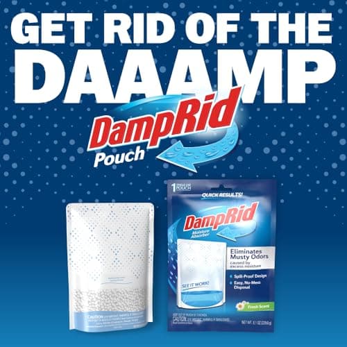 DampRid Fresh Scent Single-Use Pouch Moisture Absorber, 6-Pack 8