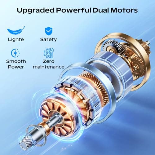 Electric Wheelchairs for Adults, Lightweight Foldable Motorized Wheelchair, 15 Miles Long Travel Range, All Terrain Portable Power Wheelchairs for Seniors Support 350 lbs 6