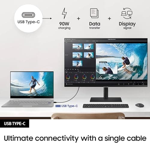 Samsung 27” S80UA 4K UHD IPS HDR10 High Resolution Monitor, USB-C, Eye Saver Mode, Eco Saving Plus, LS27A804UJNXGO, 2025, 3 Year Warranty 5