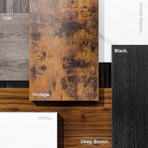 Coleshome 40 Inch Computer Desk, Modern Simple Style Desk for Home Office, Study Student Writing Desk, Vintage 7