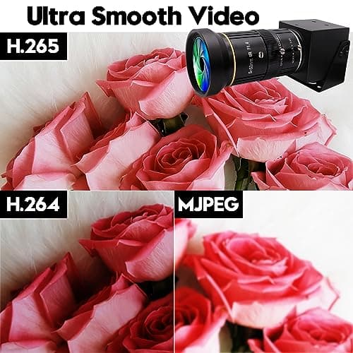 IFWATER HDMI 4K USB Camera for Live Streaming 10X Variable Focus PC Webcam USB HDMI Simultaneous Output Video Conferencing Close up Zoom in and Out Web Camera for Online Teaching Training 6