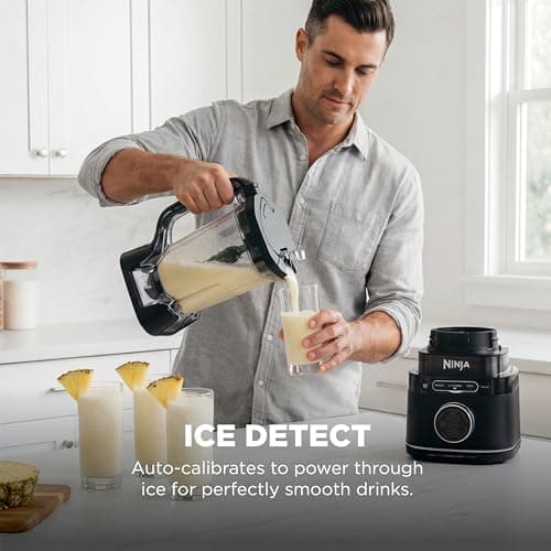 Ninja Kitchen System | All-in-One Food Processor & Blender | With 8-Cup Bowl & (1) 24 oz. To-Go Cup | For Smoothies, Cookie Dough, Salsas, Cole Slaw & More | 1800 Watt | Black | TB401 5