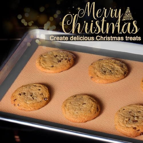 Silicone Baking Mat, Sopito Food Safe Silicone Baking Sheet, Heat Proof 480℉ Cooking Mat, Length 16.5 in Width 11.6 in, 2 PCS-Grey 9