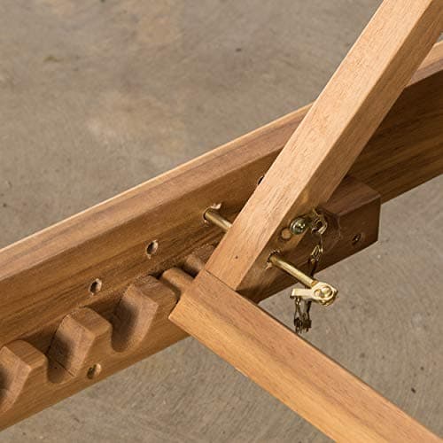 Christopher Knight Home Ariana Acacia Wood Chaise Lounge with Cushion, Teak Finish 4