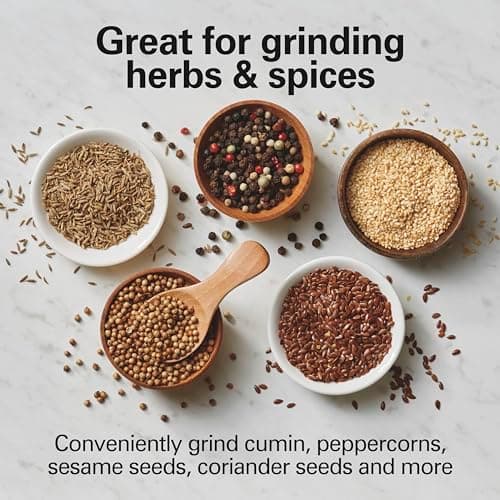 Hamilton Beach Custom Grind Electric Coffee Grinder for 4-14 Cups, One-Press Hand-Free Operation with Auto Shutoff, Removable Grinding Bowl For Easy Pour and Clean, Stainless Steel (80406) 6